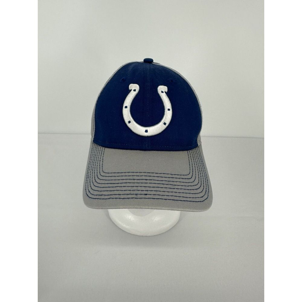 NFL Indianapolis Colts New Era Baseball Trucker Cap‎ Hat Adjust Strap Back Blue